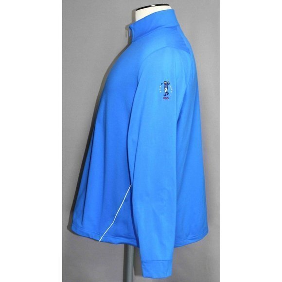 CALLAWAY Weather Series Society of Seniors 1/4 Zip L/S Golf Jacket‎ Men's Medium - Picture 2 of 5